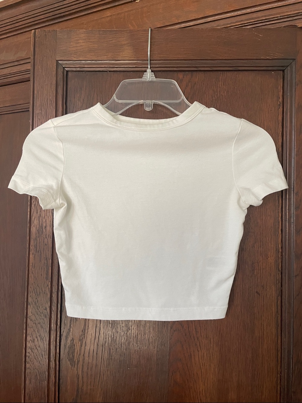 Wild Fable White Cropped T Shirt Top